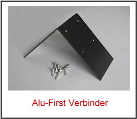 Alu-Firstprofilverbinder